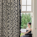 Blackout Blackout Blackout Cashmere Ink Print Curtains